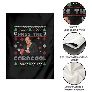 Pass The Gabagool Ugly Christmas Garden Flag Retro TV Show Funny TS10 Print Your Wear