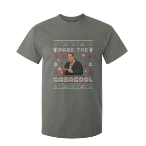 Pass The Gabagool Ugly Christmas T Shirt For Kid Retro TV Show Funny TS10 Military Green Print Your Wear