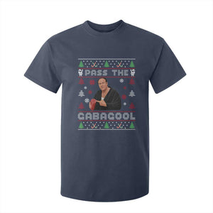 Pass The Gabagool Ugly Christmas T Shirt For Kid Retro TV Show Funny TS10 Navy Print Your Wear