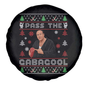 Pass The Gabagool Ugly Christmas Spare Tire Cover Retro TV Show Funny TS10 Print Your Wear