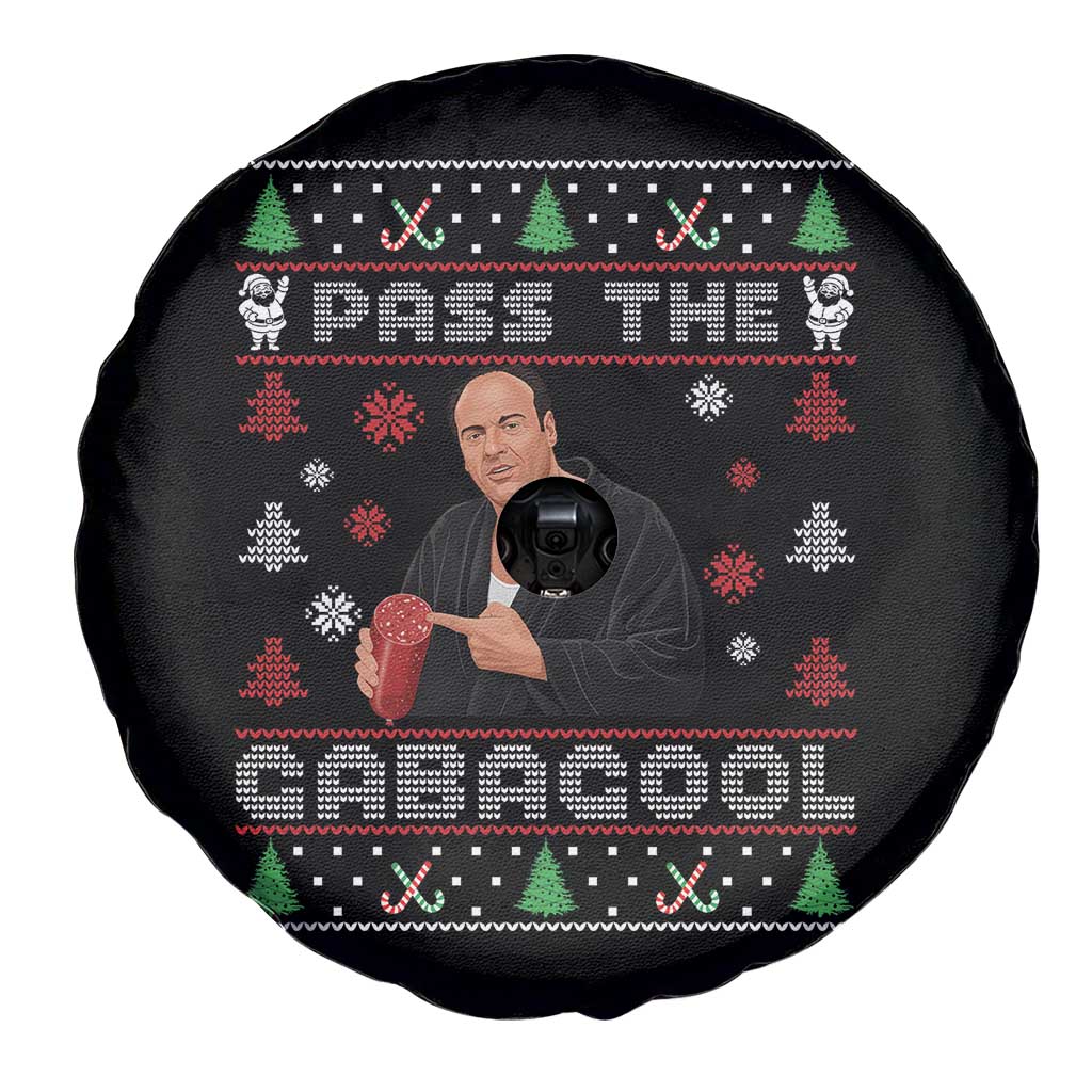 Pass The Gabagool Ugly Christmas Spare Tire Cover Retro TV Show Funny TS10 Print Your Wear