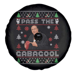 Pass The Gabagool Ugly Christmas Spare Tire Cover Retro TV Show Funny TS10 Print Your Wear
