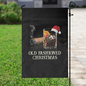 Old Fashioned Cocktail Christmas Garden Flag Funny Bourbon Cocktail Drink TS10 Print Your Wear