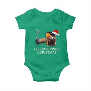 Old Fashioned Cocktail Christmas Baby Onesie Funny Bourbon Cocktail Drink TS10 Irish Green Print Your Wear