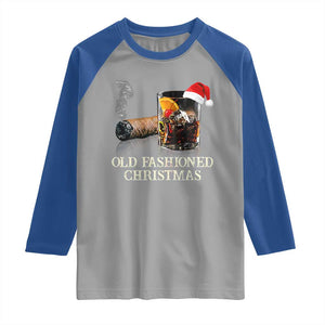 Old Fashioned Cocktail Christmas Raglan Shirt Funny Bourbon Cocktail Drink TS10 Sport Gray Royal Print Your Wear