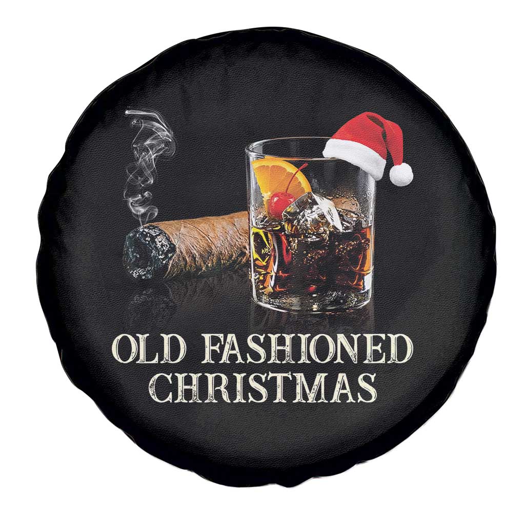 Old Fashioned Cocktail Christmas Spare Tire Cover Funny Bourbon Cocktail Drink TS10 Print Your Wear