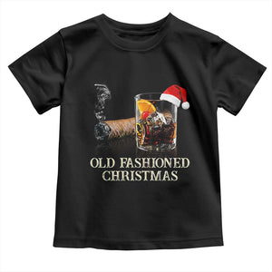 Old Fashioned Cocktail Christmas Toddler T Shirt Funny Bourbon Cocktail Drink TS10 Black Print Your Wear