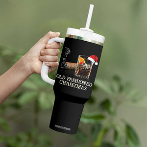 Old Fashioned Cocktail Christmas Tumbler With Handle Funny Bourbon Cocktail Drink TS10 Print Your Wear