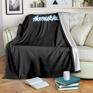 Hanukkah Heavy Metal Throw Blanket Jewish Menorah Dreidel TS10 Print Your Wear