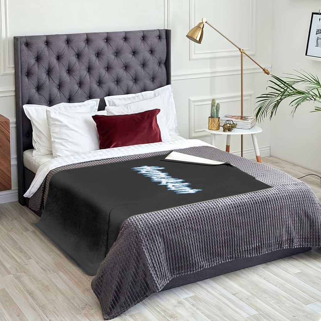 Hanukkah Heavy Metal Throw Blanket Jewish Menorah Dreidel TS10 Print Your Wear