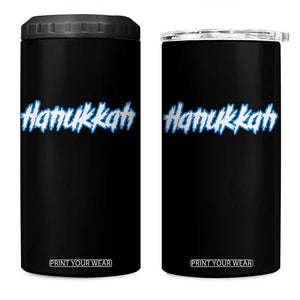 Hanukkah Heavy Metal 4 in 1 Can Cooler Tumbler Jewish Menorah Dreidel TS10 One Size: 16 oz Black Print Your Wear
