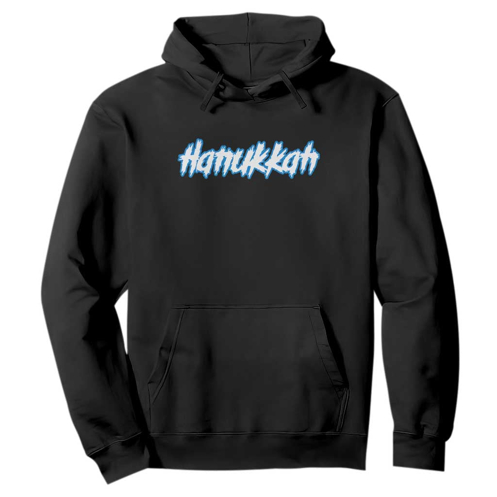 Hanukkah Heavy Metal Hoodie Jewish Menorah Dreidel TS10 Black Print Your Wear