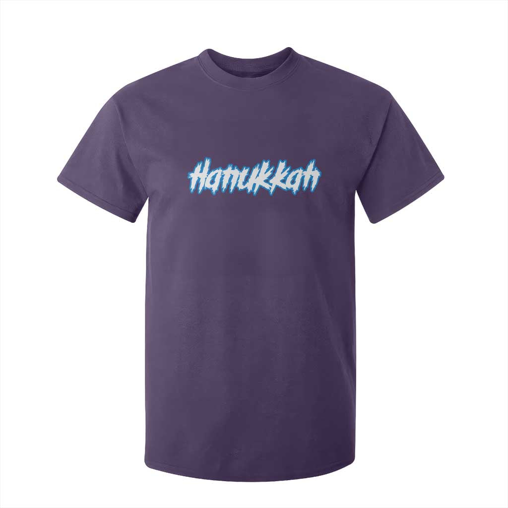 Hanukkah Heavy Metal T Shirt For Kid Jewish Menorah Dreidel TS10 Purple Print Your Wear