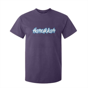 Hanukkah Heavy Metal T Shirt For Kid Jewish Menorah Dreidel TS10 Purple Print Your Wear