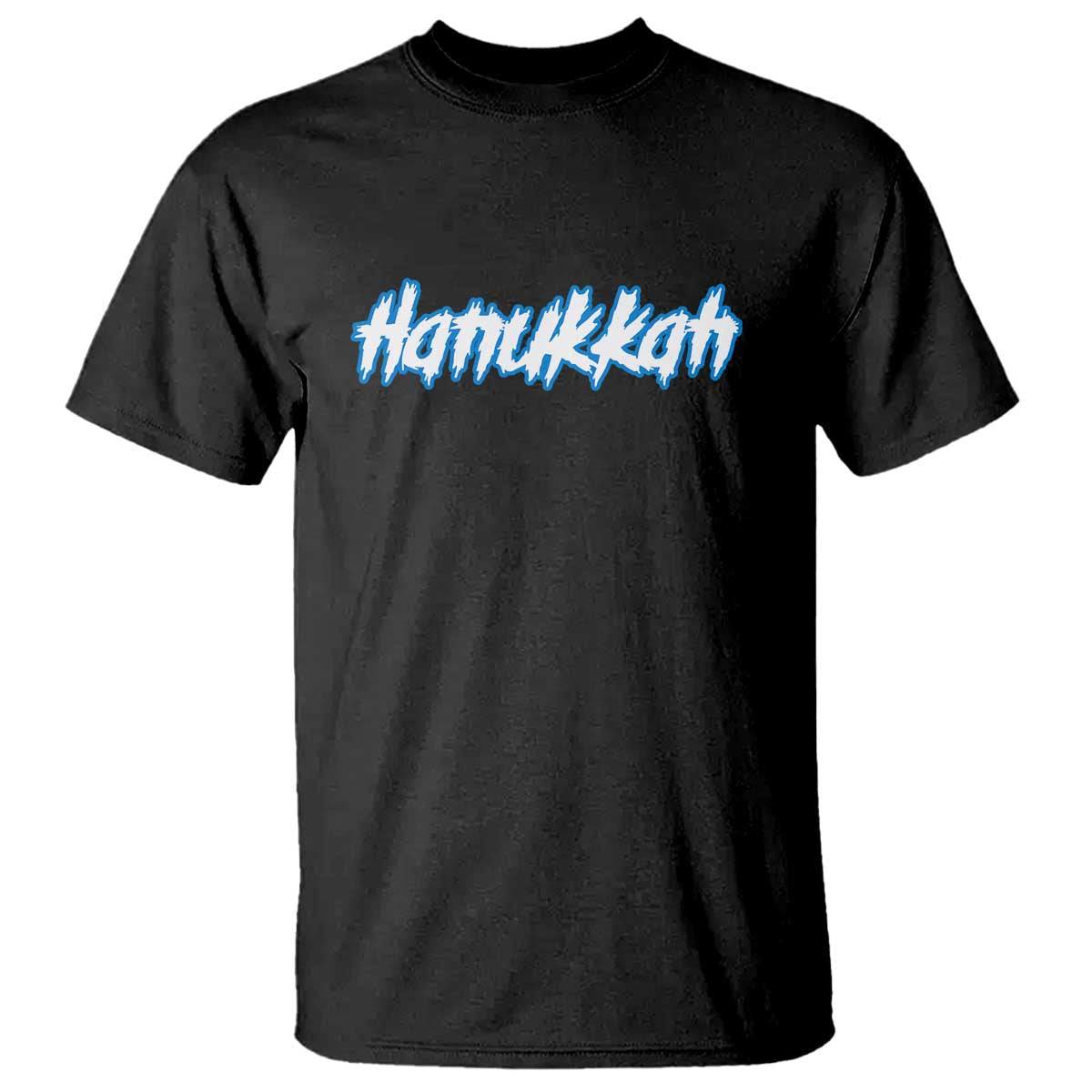 Hanukkah Heavy Metal T Shirt Jewish Menorah Dreidel TS10 Black Print Your Wear