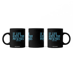 If Life Gives You Potatoes Make Latkes Coffee Mug Funny Hanukkah Gift Jewish Holiday TS10 Print Your Wear