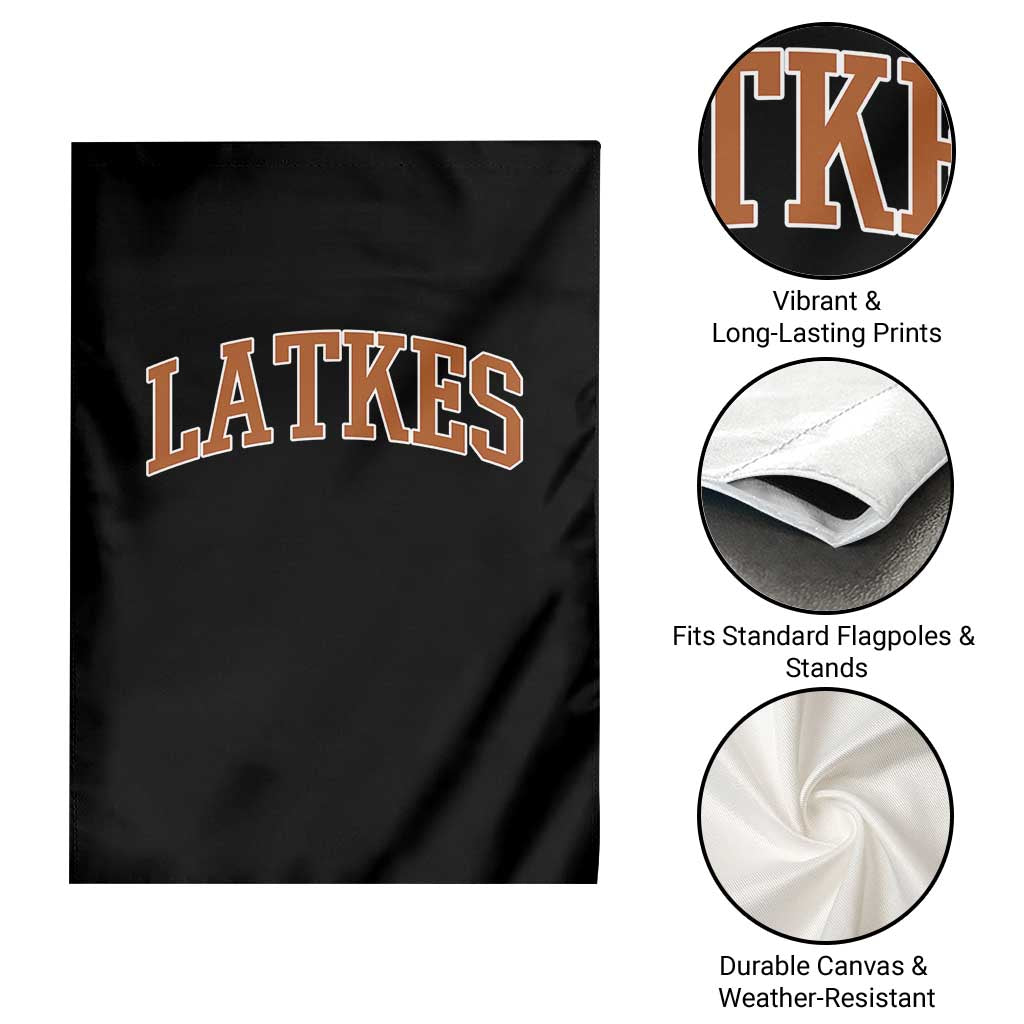Latkes Garden Flag Funny Hanukkah Gift Jewish Holiday Food Apparel TS10 Print Your Wear