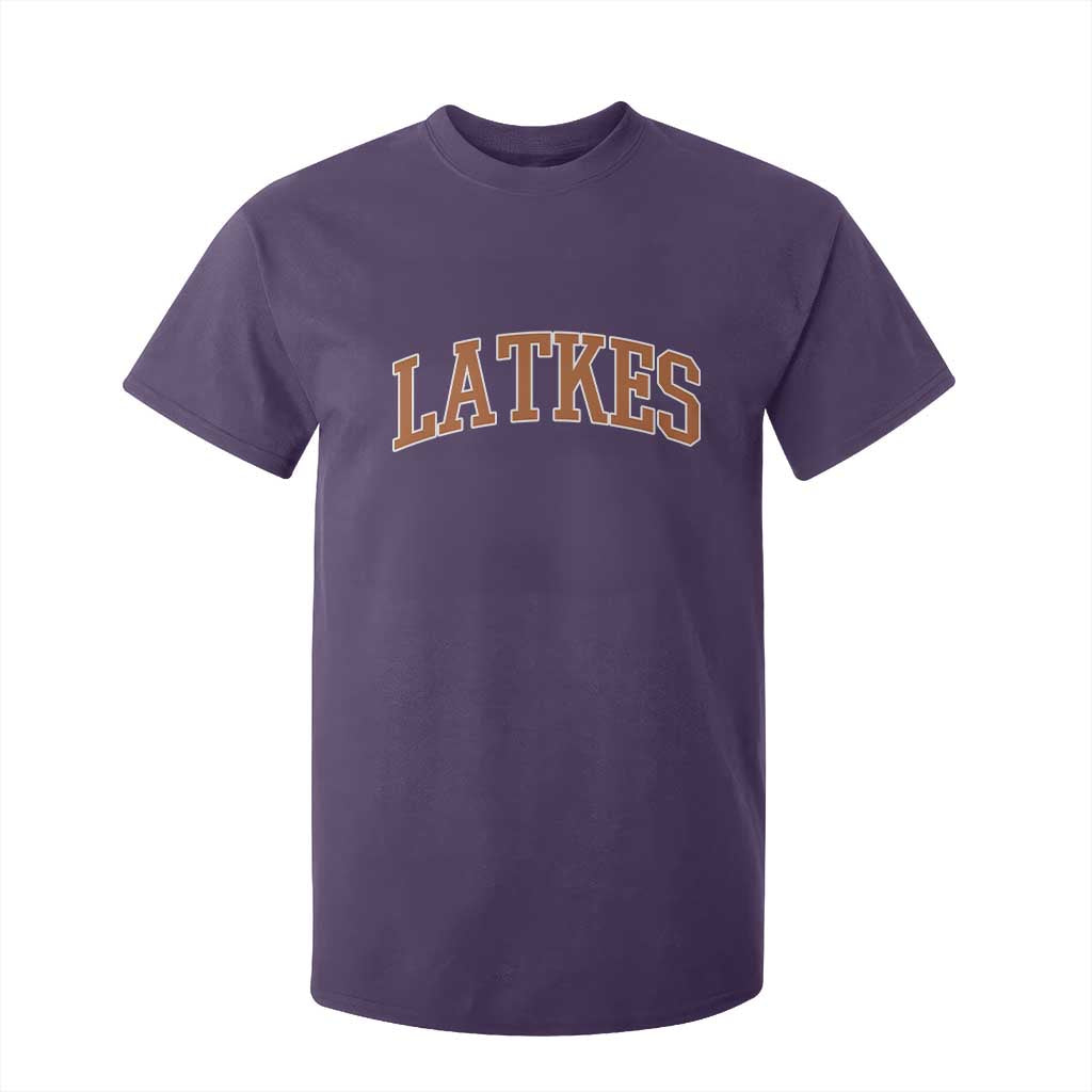 Latkes T Shirt For Kid Funny Hanukkah Gift Jewish Holiday Food Apparel TS10 Purple Print Your Wear