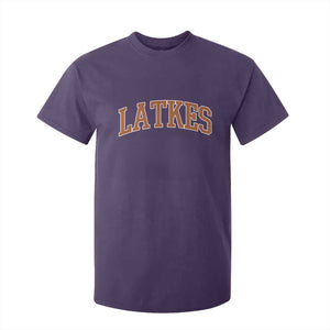 Latkes T Shirt For Kid Funny Hanukkah Gift Jewish Holiday Food Apparel TS10 Purple Print Your Wear