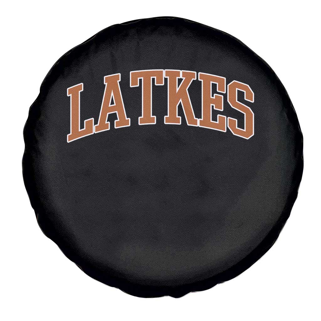 Latkes Spare Tire Cover Funny Hanukkah Gift Jewish Holiday Food Apparel TS10 Print Your Wear