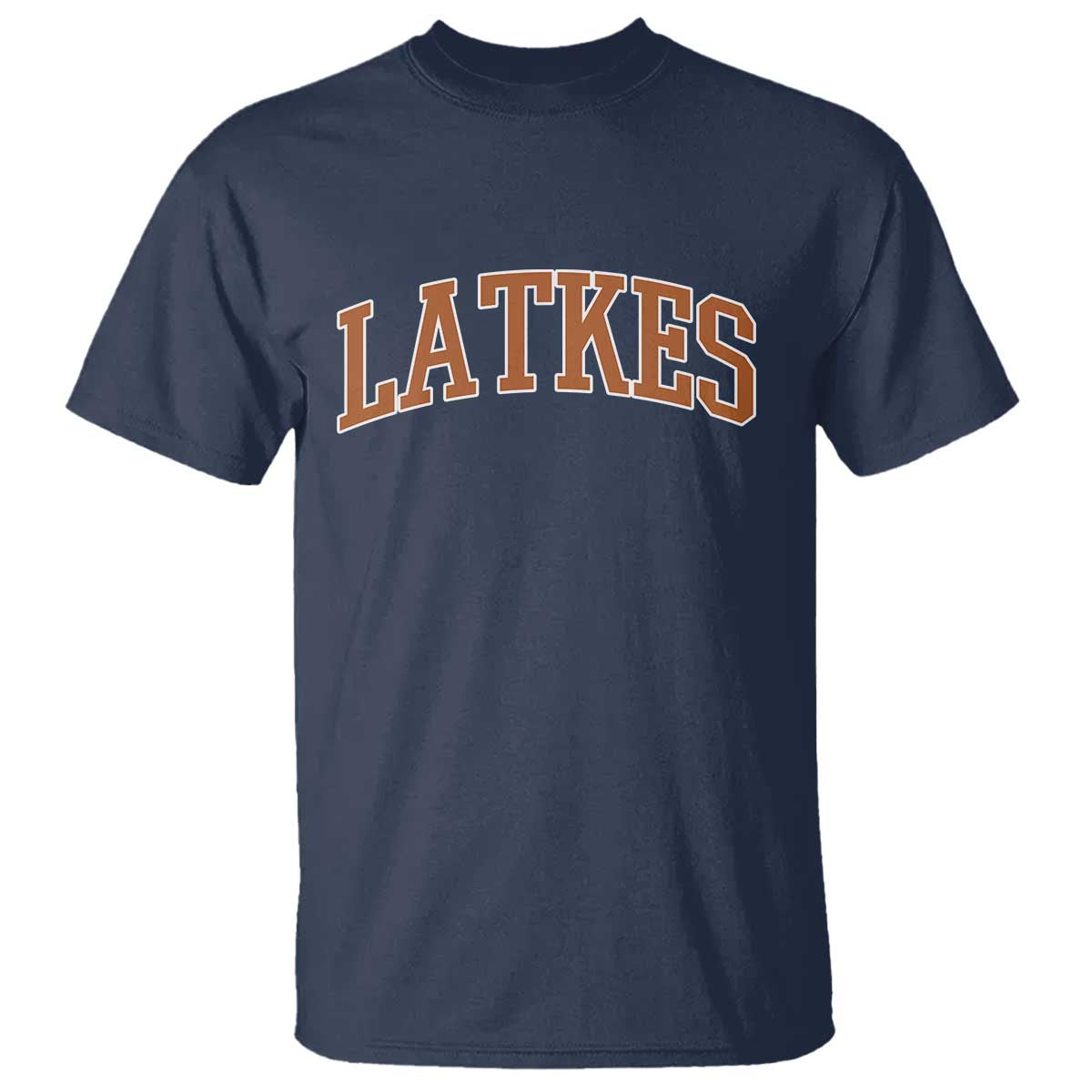 Latkes T Shirt Funny Hanukkah Gift Jewish Holiday Food Apparel TS10 Navy Print Your Wear