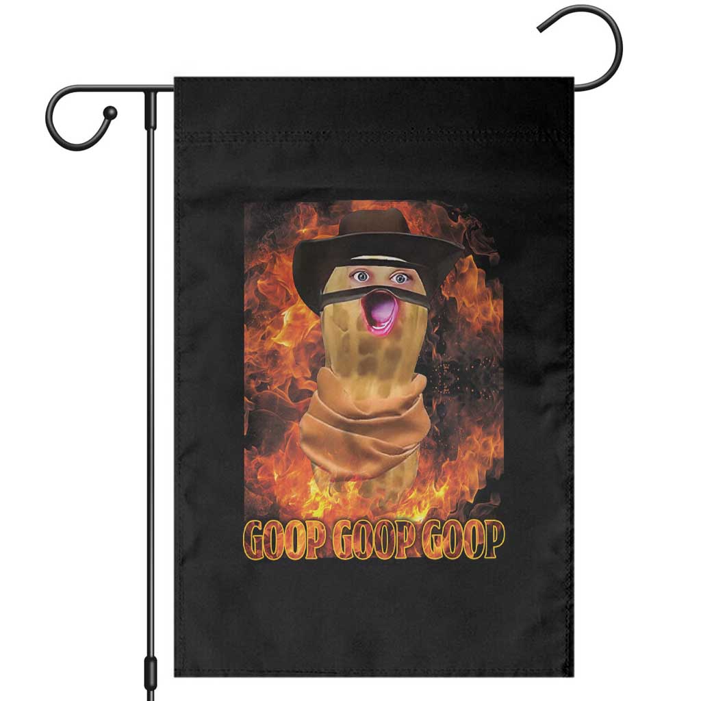 Peanut Goop Meme Garden Flag Funny Bungulator TS10 Black Print Your Wear