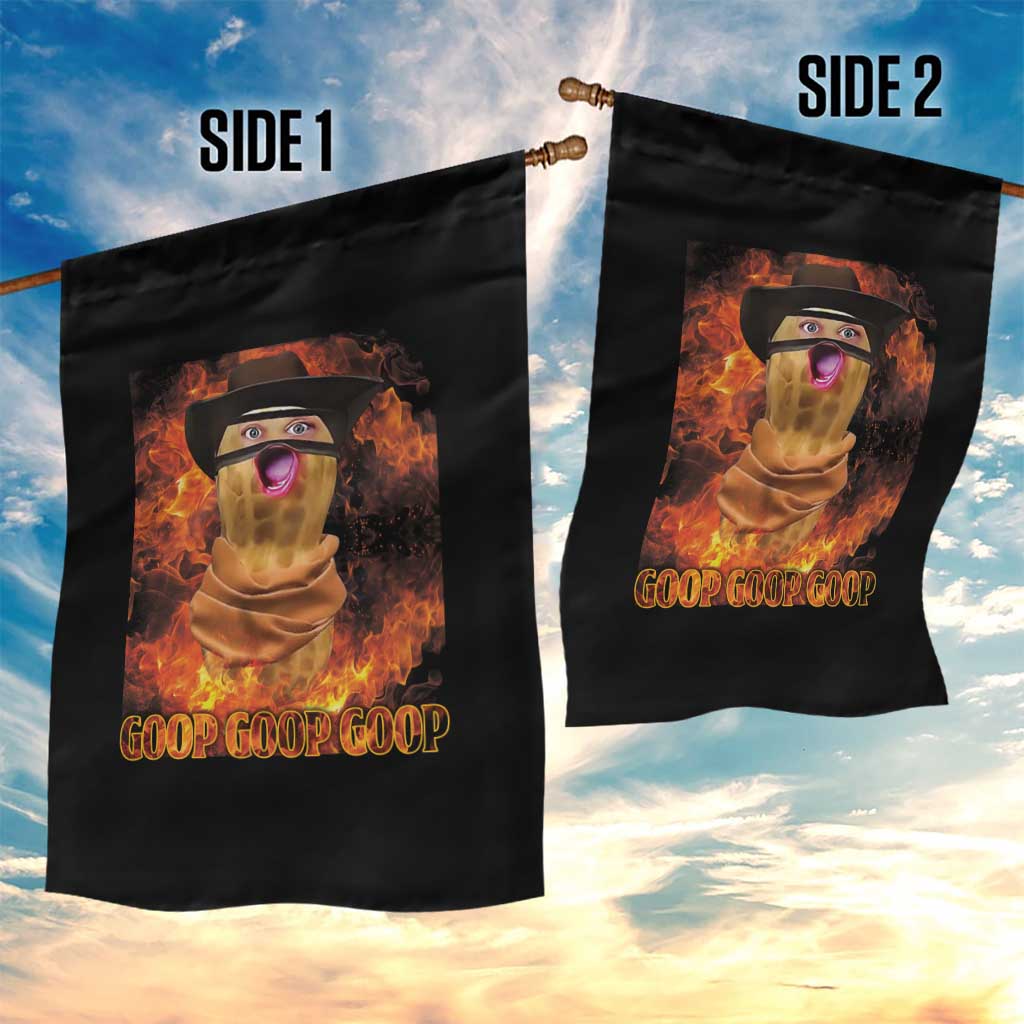 Peanut Goop Meme Garden Flag Funny Bungulator TS10 Print Your Wear