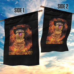 Peanut Goop Meme Garden Flag Funny Bungulator TS10 Print Your Wear