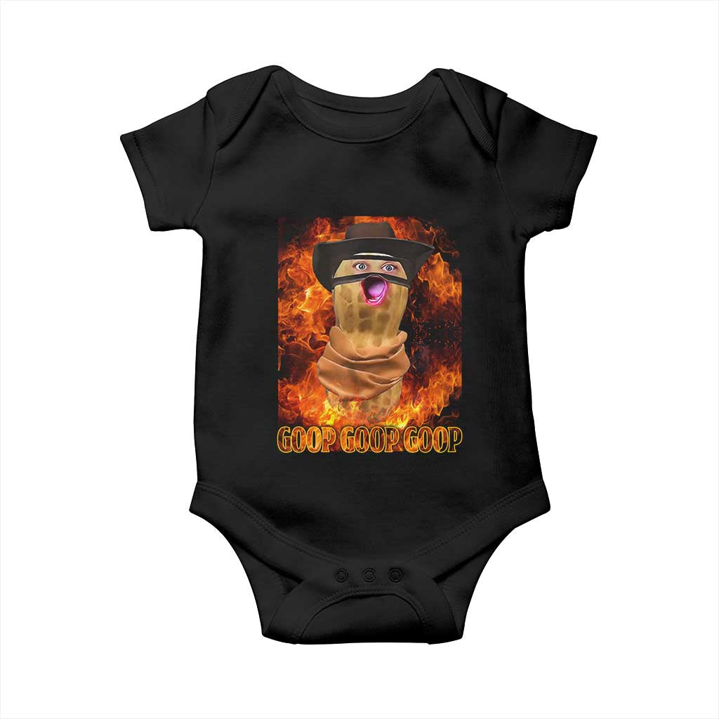 Peanut Goop Meme Baby Onesie Funny Bungulator TS10 Black Print Your Wear