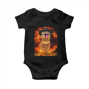 Peanut Goop Meme Baby Onesie Funny Bungulator TS10 Black Print Your Wear