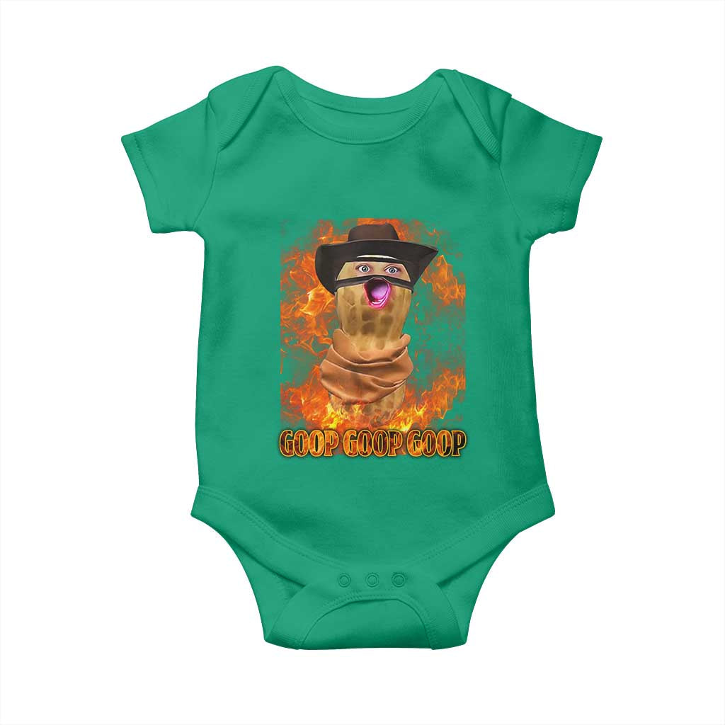Peanut Goop Meme Baby Onesie Funny Bungulator TS10 Irish Green Print Your Wear