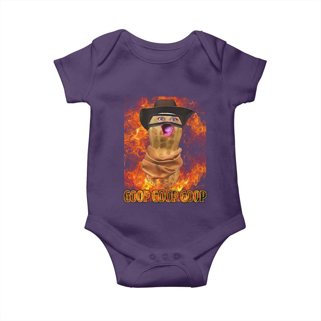 Peanut Goop Meme Baby Onesie Funny Bungulator TS10 Purple Print Your Wear