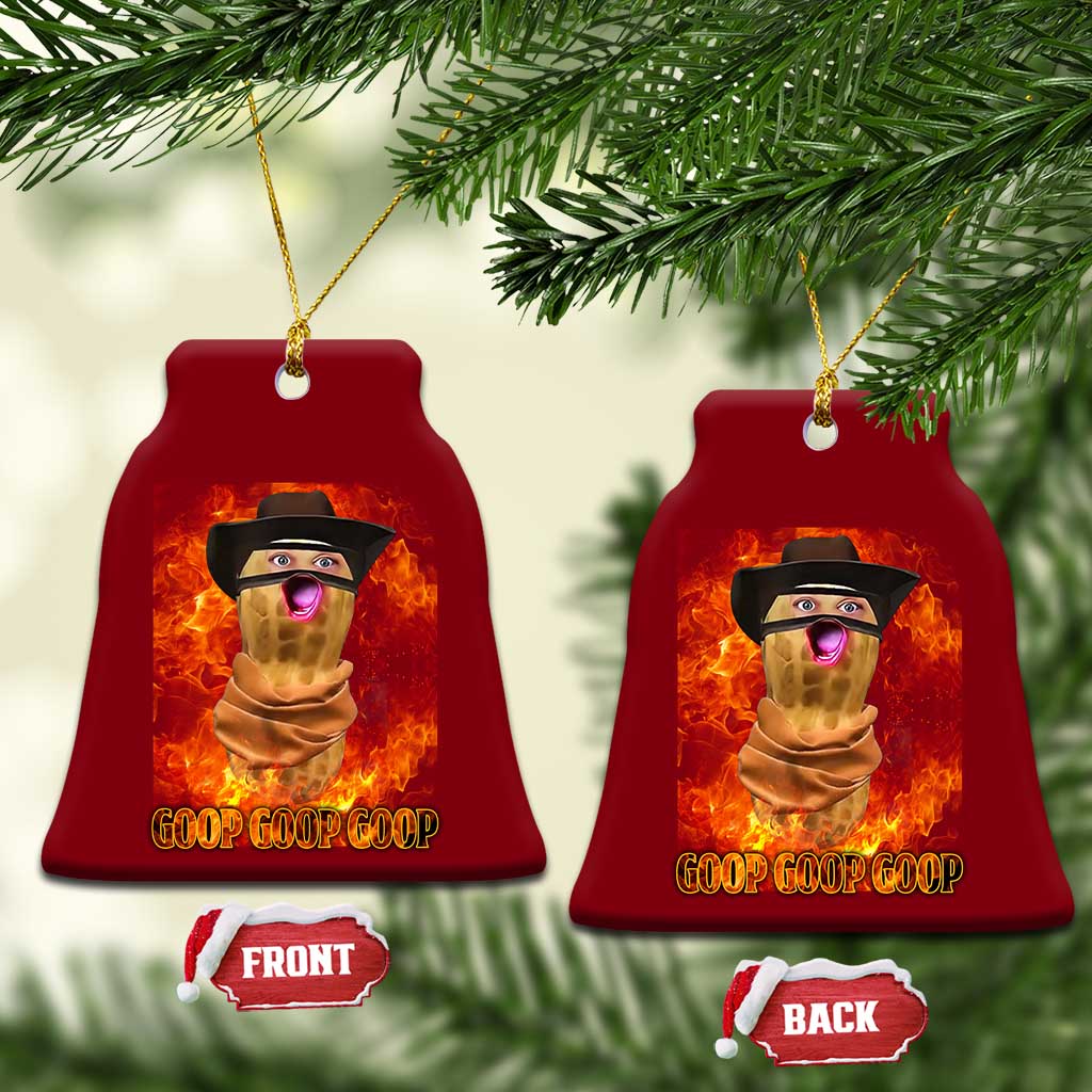 Peanut Goop Meme Ceramic Ornament Funny Bungulator TS10 Print Your Wear