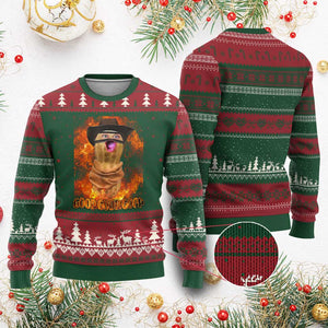 Peanut Goop Meme Ugly Christmas Sweater Funny Bungulator TS10 Red Green Print Your Wear