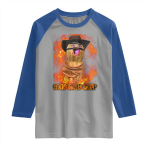 Peanut Goop Meme Raglan Shirt Funny Bungulator TS10 Sport Gray Royal Print Your Wear