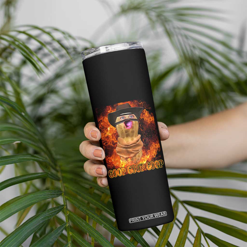 Peanut Goop Meme Skinny Tumbler Funny Bungulator TS10 Print Your Wear