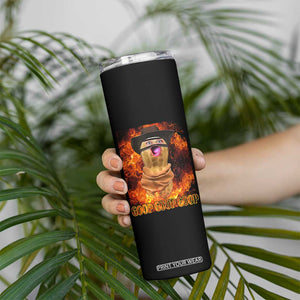 Peanut Goop Meme Skinny Tumbler Funny Bungulator TS10 Print Your Wear