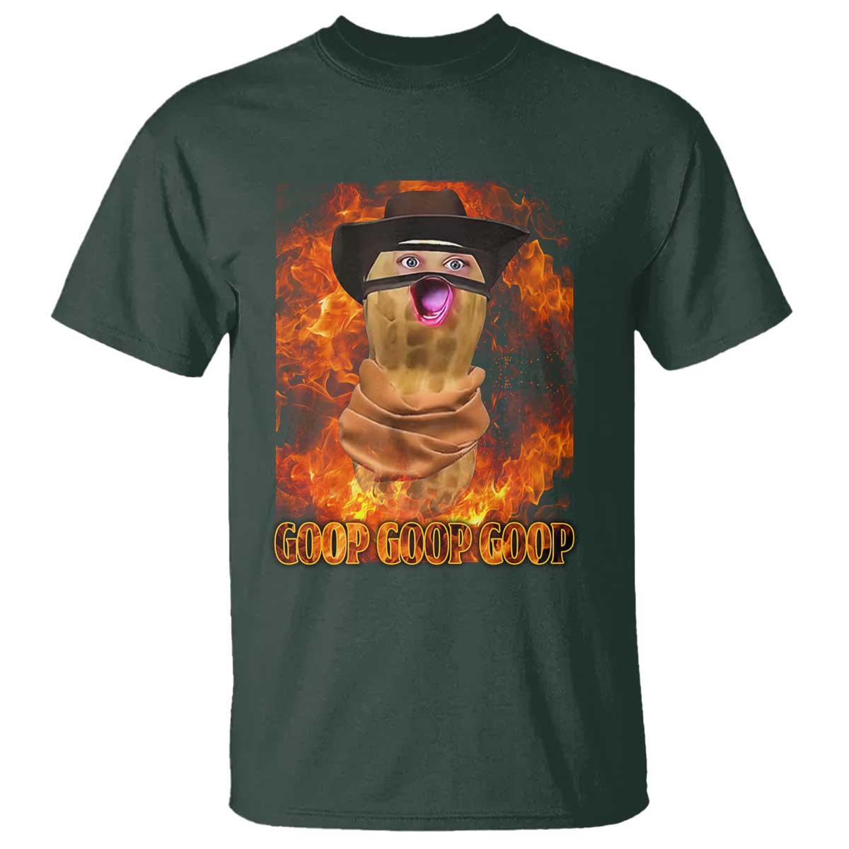 Peanut Goop Meme T Shirt Funny Bungulator TS10 Dark Forest Green Print Your Wear
