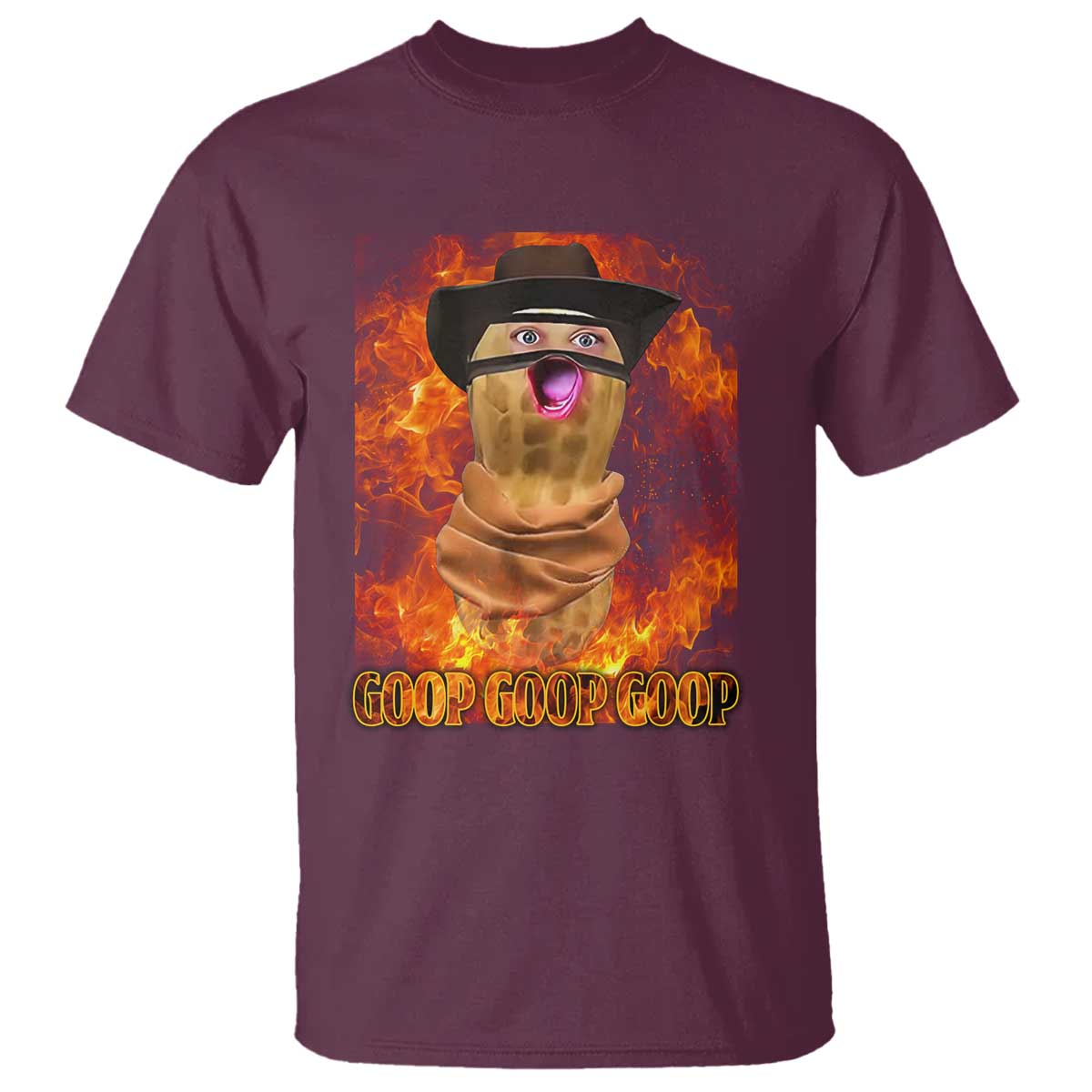 Peanut Goop Meme T Shirt Funny Bungulator TS10 Maroon Print Your Wear