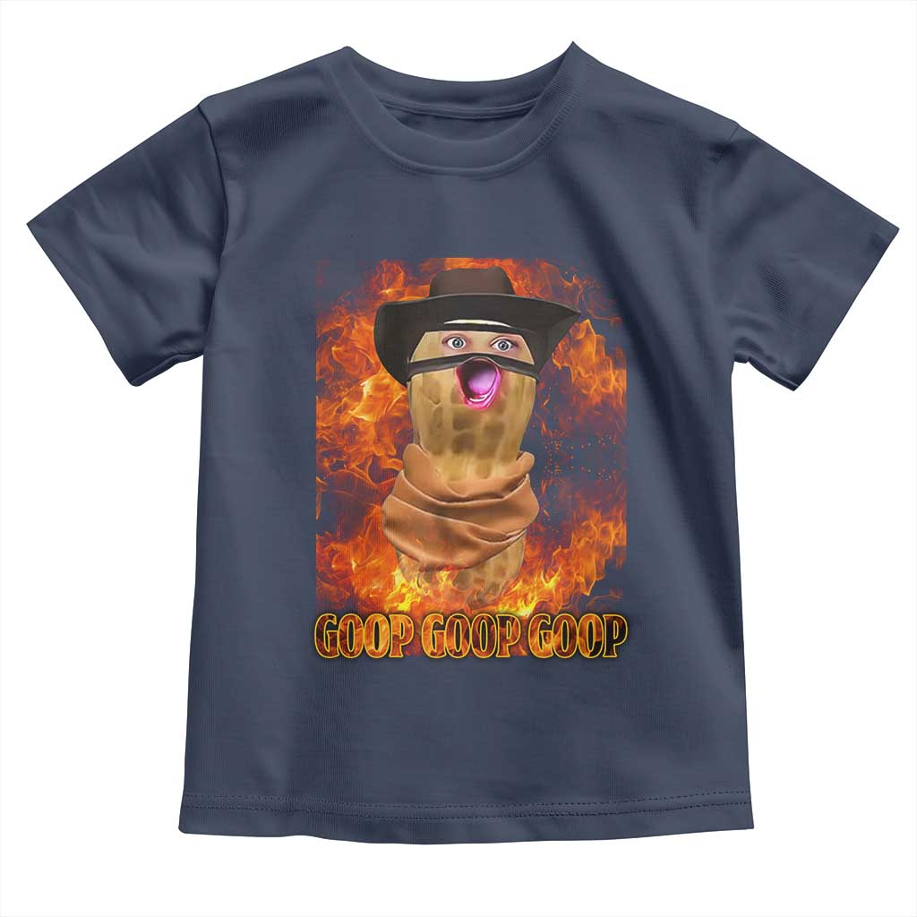 Peanut Goop Meme Toddler T Shirt Funny Bungulator TS10 Navy Print Your Wear