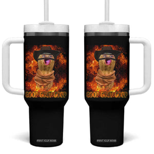 Peanut Goop Meme Tumbler With Handle Funny Bungulator TS10 One Size: 40 oz Black Print Your Wear