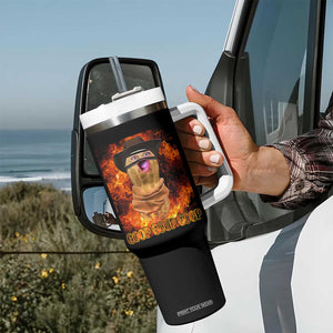 Peanut Goop Meme Tumbler With Handle Funny Bungulator TS10 Print Your Wear