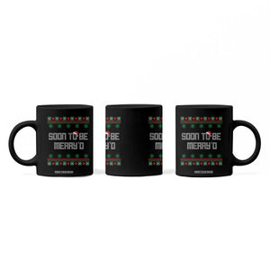 Soon To Be Merry'd Christmas Coffee Mug Engaged Couple Matching TS10 Print Your Wear