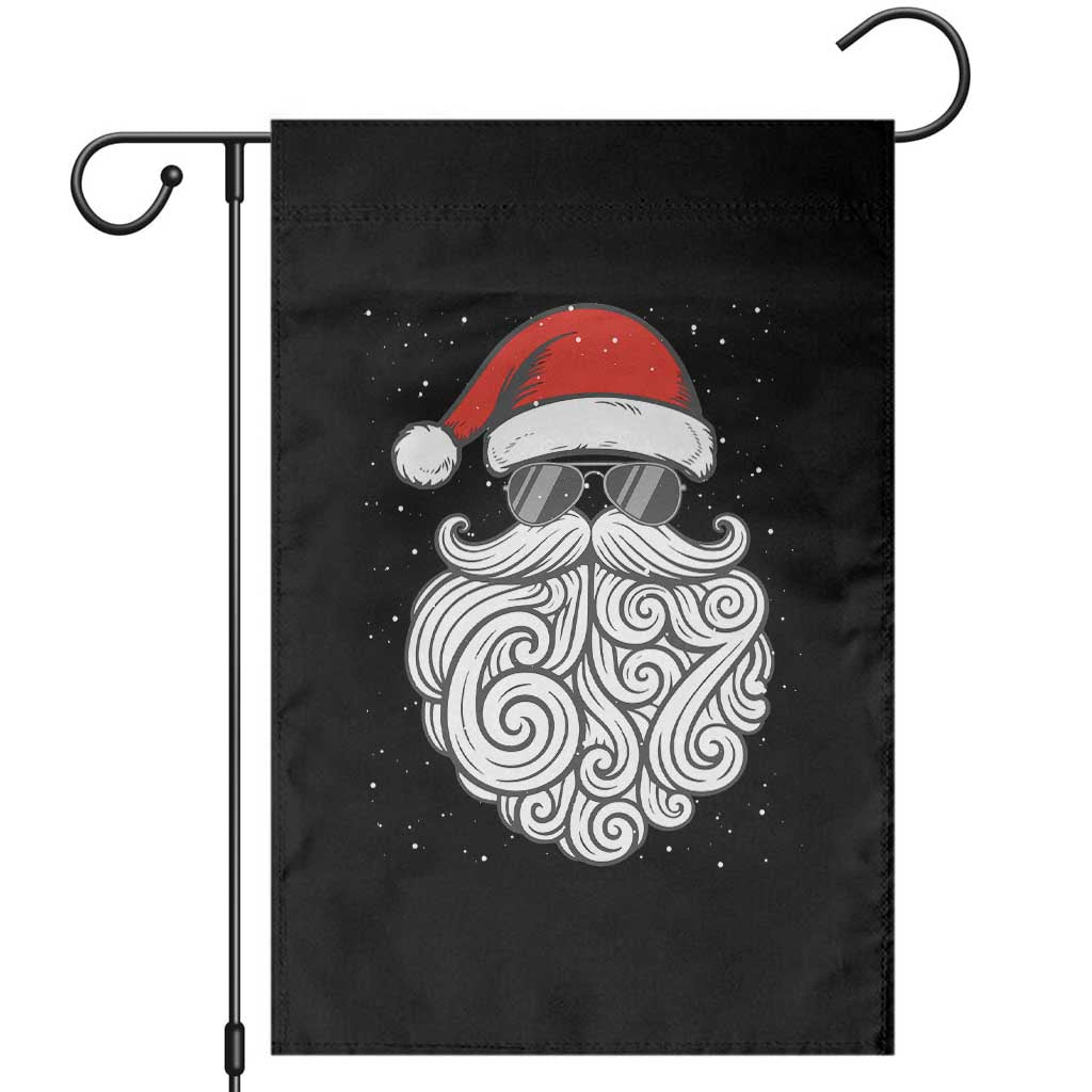 67 Christmas Santa Garden Flag 6 7 Meme Pajamas Holiday Gen Alpha Slang Teen TS10 Black Print Your Wear