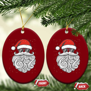 67 Christmas Santa Ceramic Ornament 6 7 Meme Pajamas Holiday Gen Alpha Slang Teen TS10 Print Your Wear