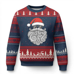 67 Xmas Santa Ugly Christmas Sweater 6 7 Meme Pajamas Holiday Gen Alpha Slang Teen TS10 Navy Red Print Your Wear
