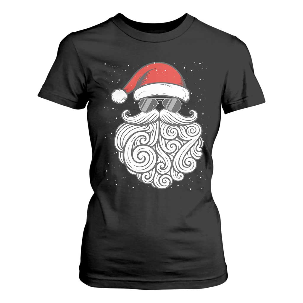 67 Christmas Santa T Shirt For Women 6 7 Meme Pajamas Holiday Gen Alpha Slang Teen TS10 Black Print Your Wear