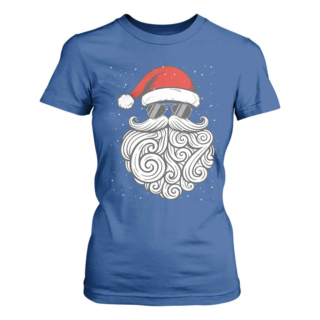 67 Christmas Santa T Shirt For Women 6 7 Meme Pajamas Holiday Gen Alpha Slang Teen TS10 Royal Blue Print Your Wear