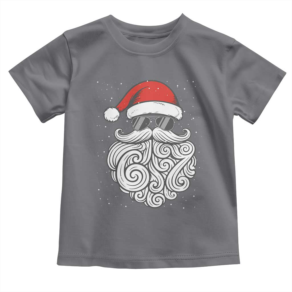 67 Christmas Santa Toddler T Shirt 6 7 Meme Pajamas Holiday Gen Alpha Slang Teen TS10 Charcoal Print Your Wear