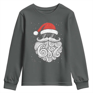 67 Christmas Santa Youth Sweatshirt 6 7 Meme Pajamas Holiday Gen Alpha Slang Teen TS10 Dark Heather Print Your Wear